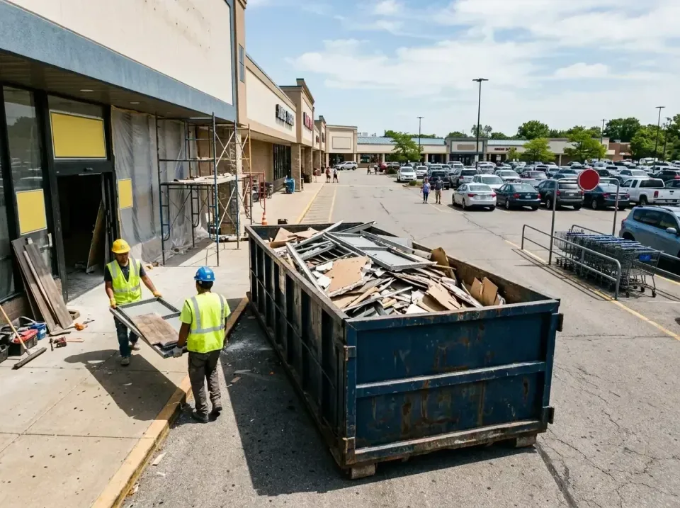 retail-store-renovation-debris-003 — frequently asked questions, Roll-off Dumpster Rentals in Rosemont, IL